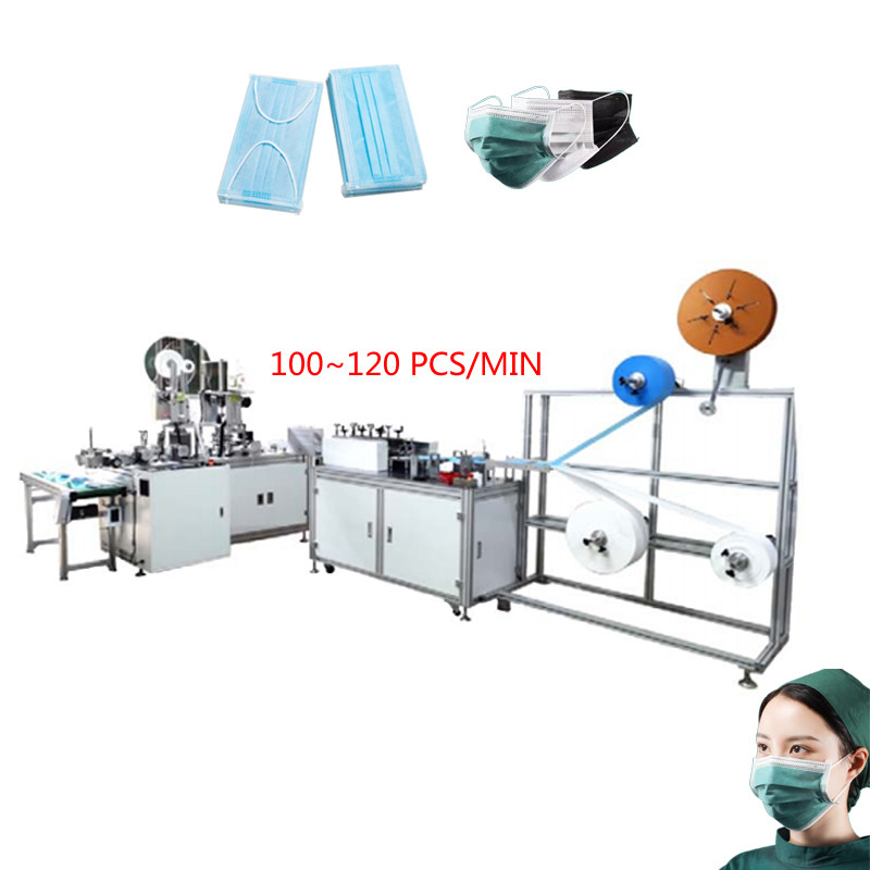 Best 150pcs/Min Earloop Disposable Mask Making Machine AC220V wholesale