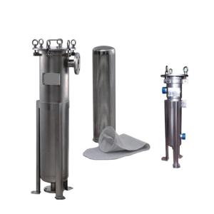 China SS304 / SS316 Bag Filter Housing Stainless Steel Filter Tank Security on sale