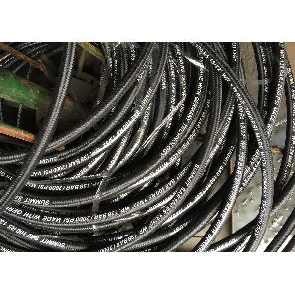 13/32" Cotton Cover SAE 100 R5 Hydraulic Hose Assemblies with Reusable Fitting