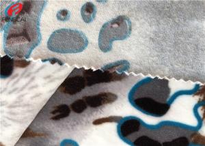 95 Percent Polyester 5 Percent Spandex Velvet Fabric Printed 4 Way Stretch Blanket