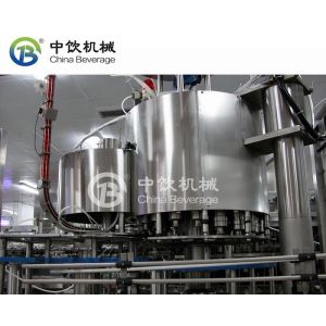 Auto Capping Carbonated Beverage Filling Machine Stainless Steel Compact