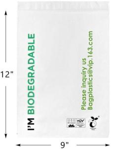 E-Commerce Products Mail Order Biodegradable Corn Starch Plastic Delivery Envelopes Compostable Mailing Bags Bagease Pac