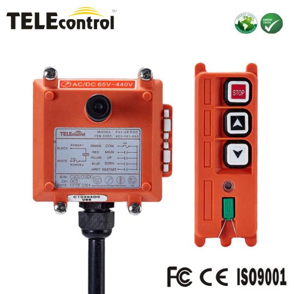 Cheap Two single speed button radio remote control for crane F21-2S for sale