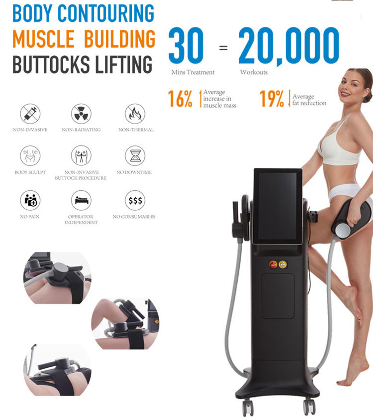 Weight Loss EMS Machine Muscle Building RF Electromagnetic Sculpting Machine