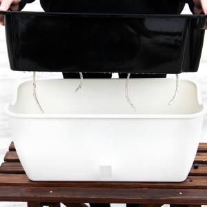 Non Recycled Cotton Rope Basin 20cm Self Watering Wick And Grow Pots