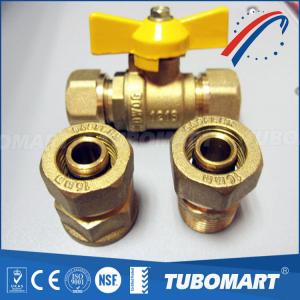 Best 16mm Pap Pipe Brass Gas Valve Hpb58-3A Butterfly Ball Valve CE Approved wholesale