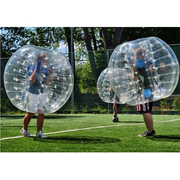 Abrasion Resistance Inflatable Bubble Football 0.8mm - 1mm TPU Body Zorb Ball