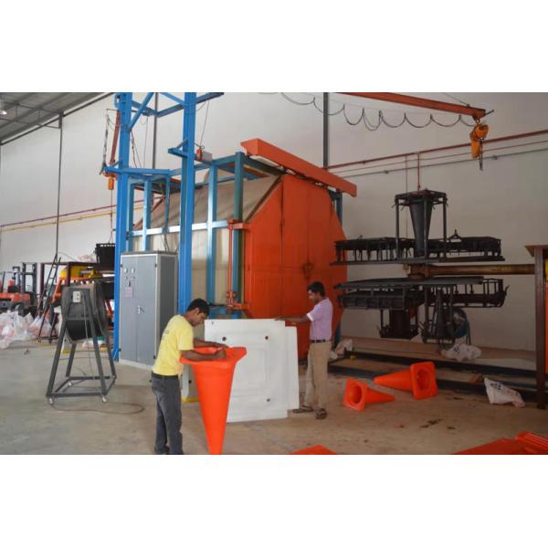 Accumulator Die Roto Molder Machine Customized Rotational Angle