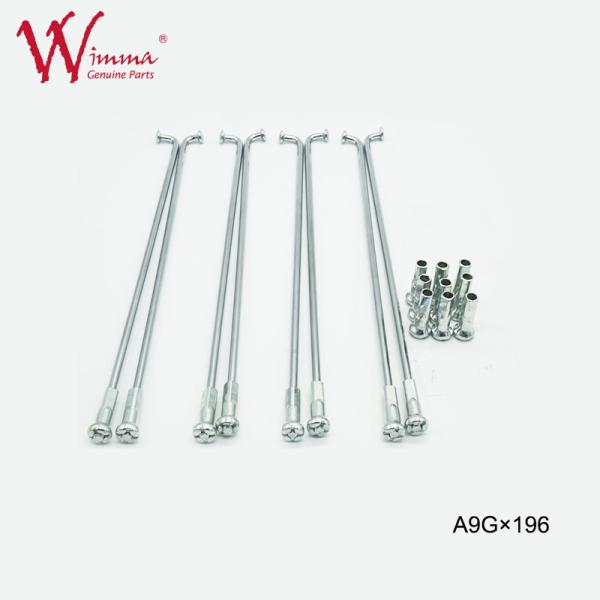 Cheap Motorcycle Spoke Set With Nipples Wholesale High Quality A9G 196mm Length Dirt Bike for sale