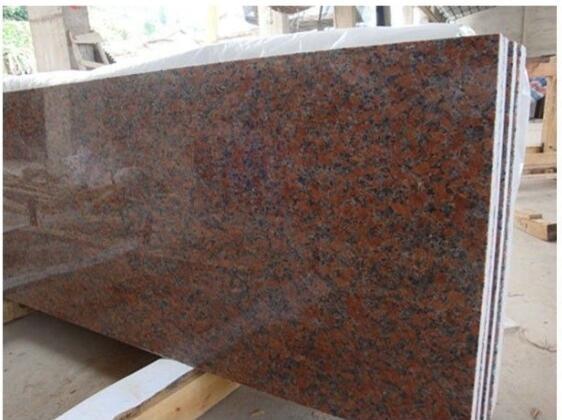 Cheap Imperial Red Polished Granite Stone Good Resistance To Corrosion for sale