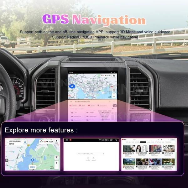12.1 Inch Android Auto Screen Stereo For 2016-2020 Ford F150 Navigation GPS Multimedia DVD Player Wireless Carplay 4G