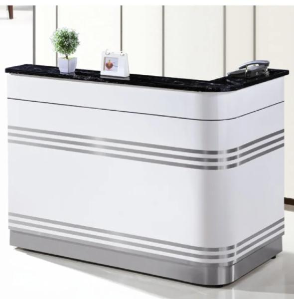 Cheap Cheap Minimalist Style Modern Extendable Furniture Office Reception Desk Counter Table Reception Desk For Sale for sale