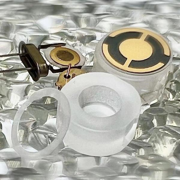 Cheap Single Crystal Right Handed Quartz Sensor Thickness Shear Mode for sale