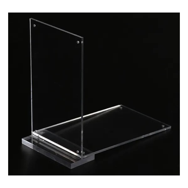 A4 A5 Clear Plastic Acrylic Sheet Table Display Stand Sign Holder 11x17