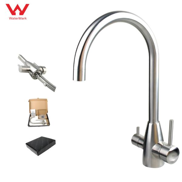 Cheap Good Quality SS304 Faucet Healthy SS316 Material Mixer Filtration RO tap brush finished for kitchen for sale