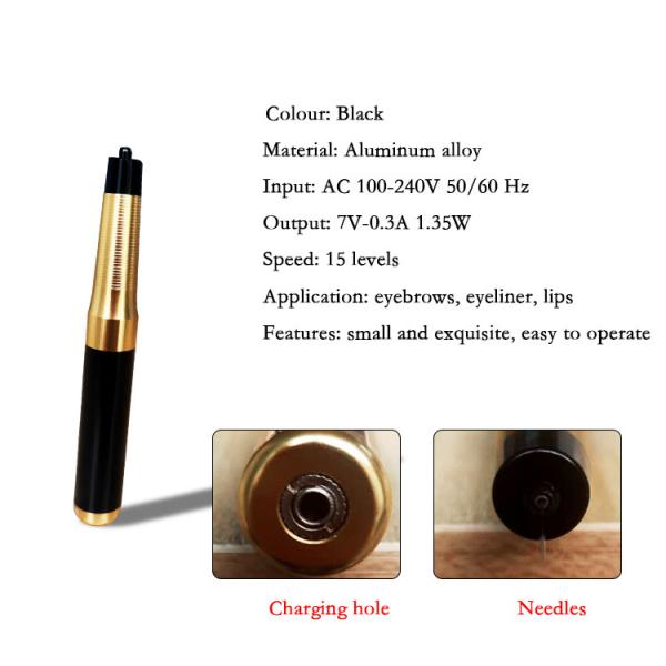 Electric Digital Portable Permanent Makeup Machine Pen Eyebrows Lips Tattoo Machine Kit