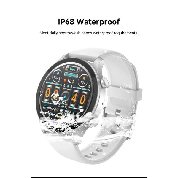 Amoled Bt Calling Watch Bluetooth Long Endurance For Men