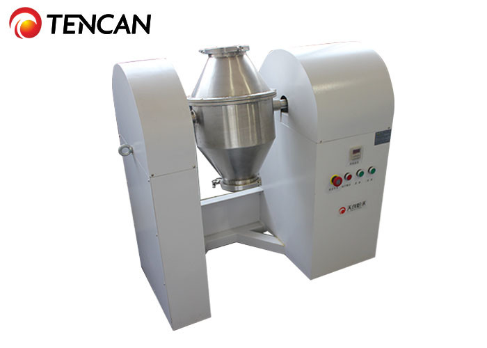 Lab Double Cone Powder Mixing Equipment , Industrial Powder Mixer 380V