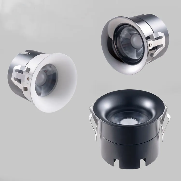 Multi-Proof Dimming Deep Anti-Glare Recessed LED Spot Down Light, Dimmable Light Compatible with Triac, 0-10V, Dali-2, Dali Dt6 Dt8
