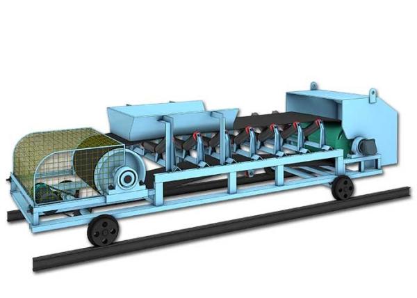 Cheap Professional Steel Conveyor Belt , Heat Resistant Conveyor Belt Discharged Head Tail for sale