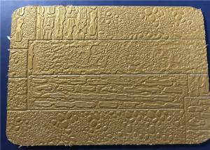 China 100 Fire Rated Beige 2.8mm Pvc Bathroom Wall Panels on sale