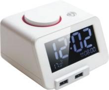 Cheap Digital Display Hotel Room Alarm Clocks Easy Using Adjustable Volume for sale