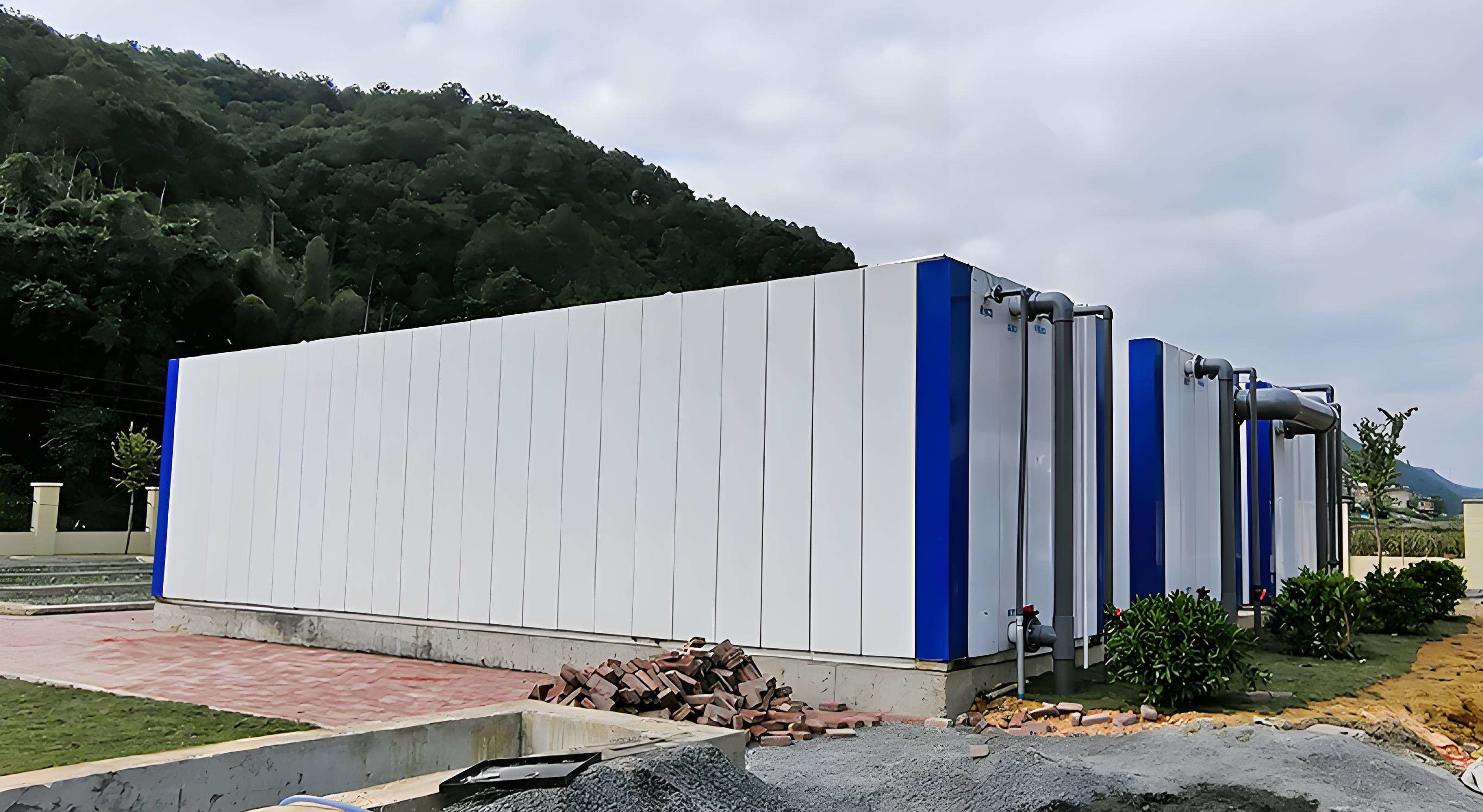 Customizable Hospital Sewage Treatment Plant Carbon Steel In 5-40C Environment