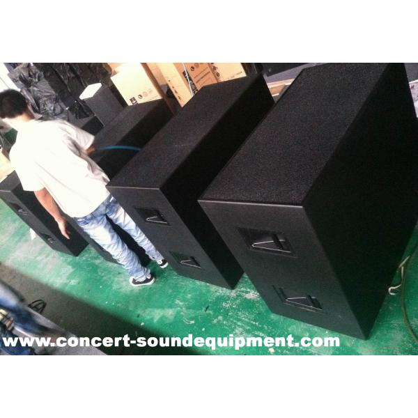 Line Array Speaker / 2x18" Horn Loaded 4ohm 1200W Subwoofer For Concert , Disco And Club