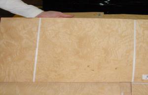 Best Sliced Cut Burl Engineered Wood Veneer With 0.45mm Thickness wholesale