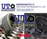 Car/truck tyre crushing machine, waste tire shredder, double shaft shredder/used