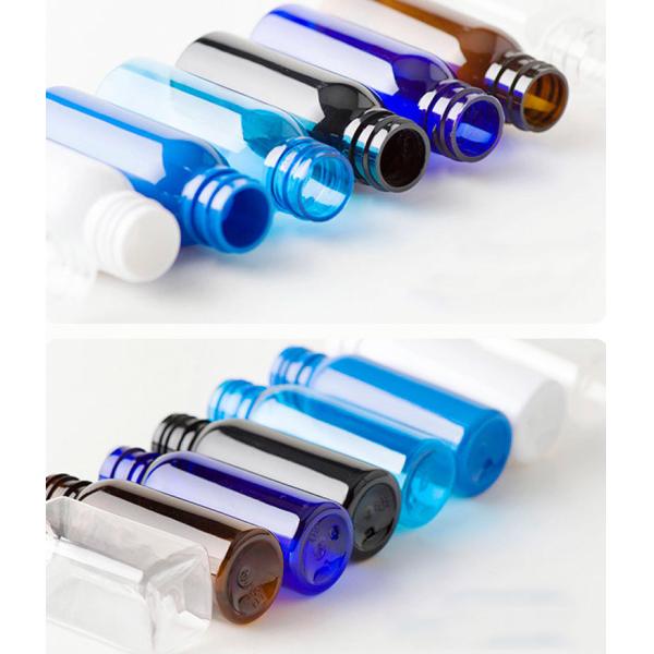 Pet Material Plastic Cosmetic Bottles , 50ml Small Plastic Bottle Containers
