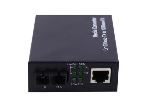 Cheap 100M Transceiver IP40 Unmanaged Media Converter Industrial for sale