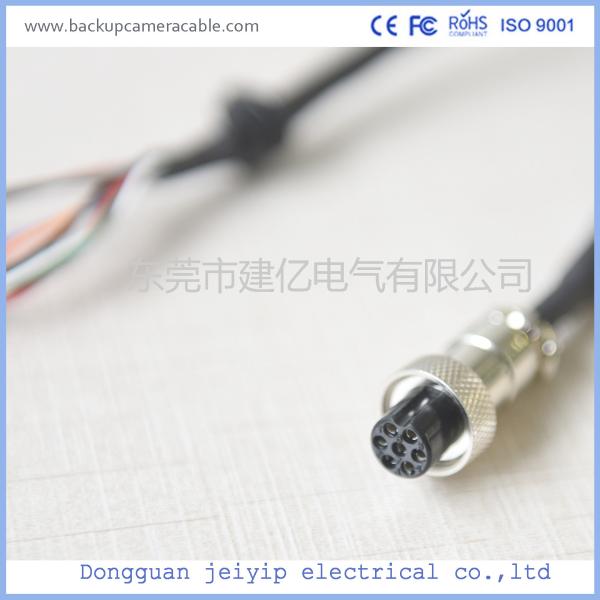 Terminal camera extension cable 7 Pin Female Bare Copper Connector ROHS