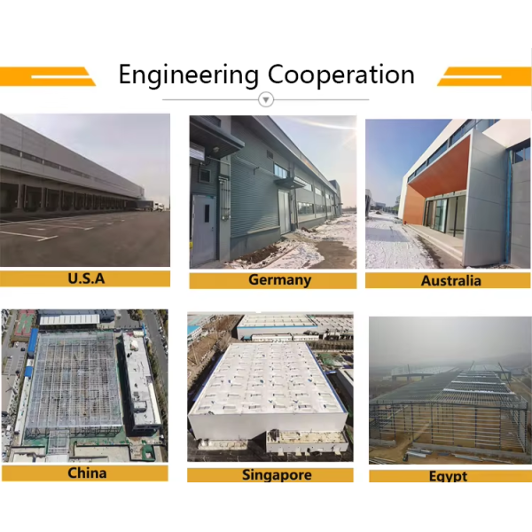 Modern Heavy Pre-engineered Warehouse Office Industrial Workshop Steel Structure Building