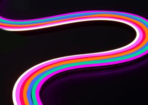 Full Silicone Dome SMD LED Neon Flex Strip Light , Golden Yellow Pink Lemon Yellow