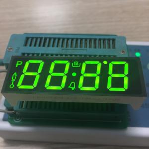 SMT PINS Custom LED Display 7 Segment 4 Digit Super Bright Green For Oven Controller