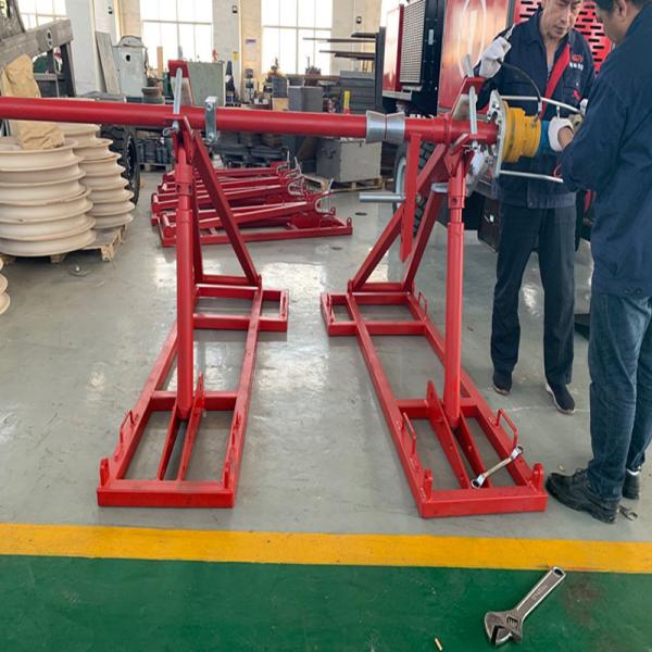Cheap 8Ton Cable Drum Stand Lifting Jack  Transmission Overhead Line Tool for sale