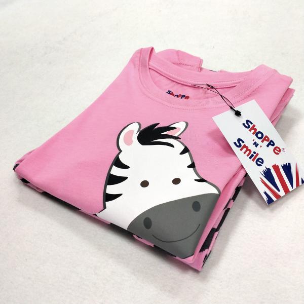 Soft Animal Print Girls Sleepwear Set Spring/Autumn 100% Combed Cotton Soft Hand Feel