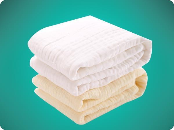 Cheap Square Shape Baby Care Cotton Products Baby Bath Towel 6 layers gauze for sale
