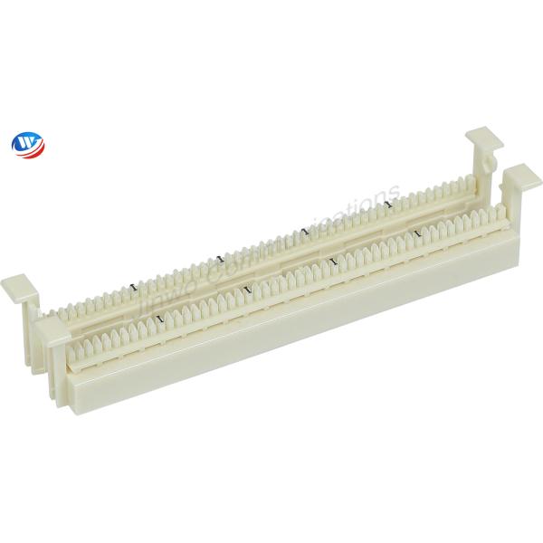 Cream White Horizontal 110 Wiring Blocks Telecommunication 50 Pair