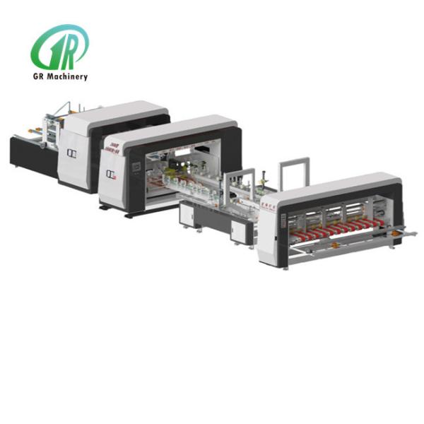 Cheap Automatic Folder Gluer Stitcher 2600 Model PLC Servo Control for sale