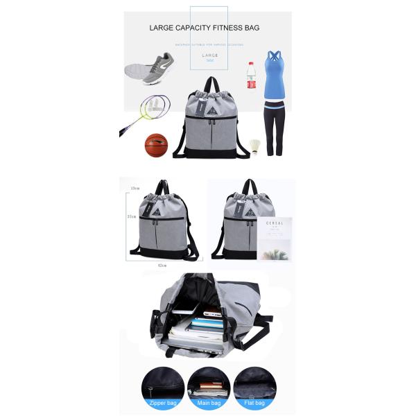 Oxford Fabric Multifunctional Backpack 20L Gym Bag 0.65kg