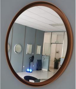 Best Square And Circle Illuminated Bathroom Mirrors With ABS Plastic Frame wholesale