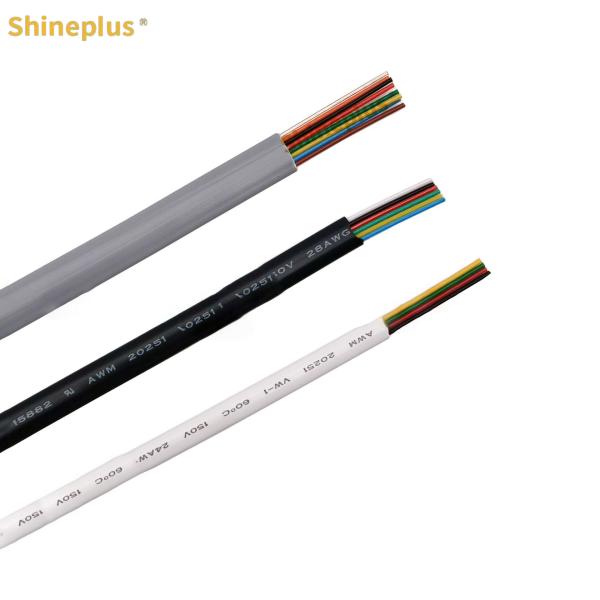 Cheap UL20251 Telephone Line 2 Core 4 Core 6 Core 8 Core 2P4P6P8P RJ11 RJ12 Flat Line for sale