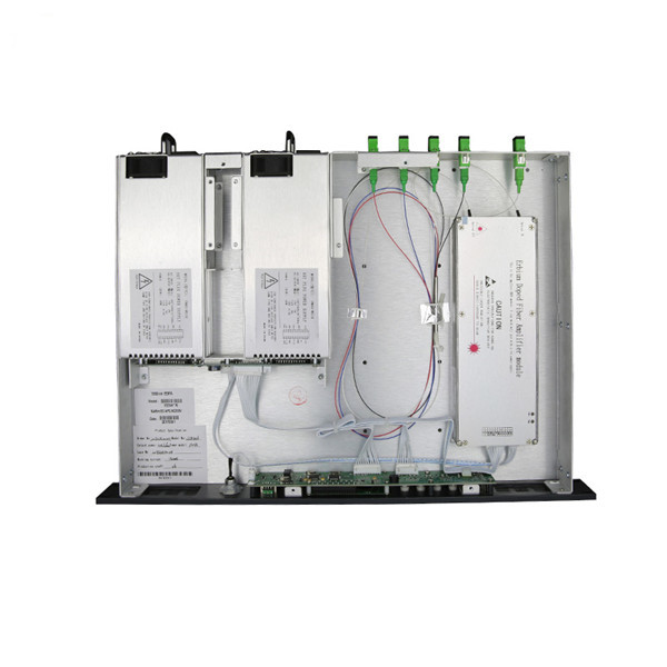 High Power EDFA Optical Amplifier CATV 1550nm Wdm Multi Ports With Dual Power Supply
