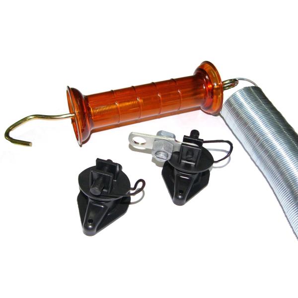 Polycarbonate Spring Gate Retractable electric fence gate system comes in two lengths 5m (16') and 7m (24')