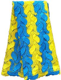 Cheap F50284 51&quot;-52&quot; customizable new arrival african guipure lace fabric/ embroidery lace fabric for dress for sale