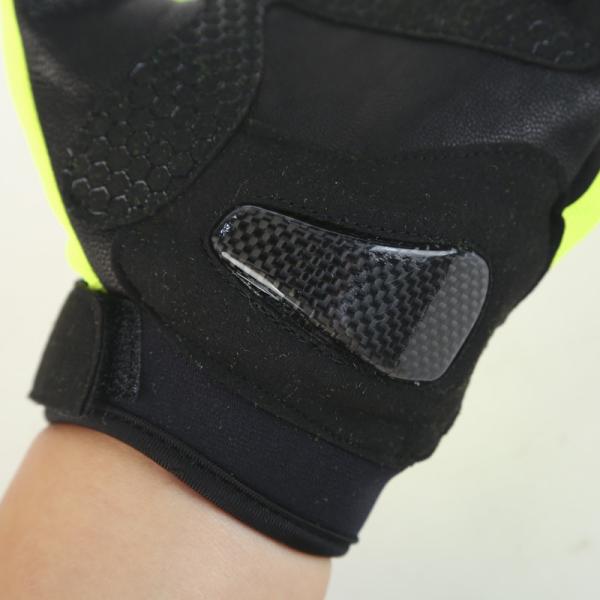 High Visibility Waterproof Riding Gloves 100% Polyester Plain Dyed Pattern
