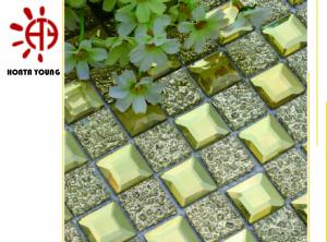 Best HTY - TG 300 300*300 Golden Glass Tile for Wall Dectoration Made in Foshan Factory wholesale