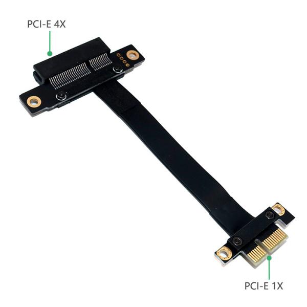 15cm PCIE Pci X1 Extension Cable 8Gbps ATX BTX Chassis PCB Swaddled